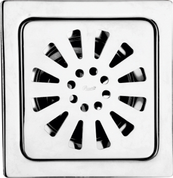 Phễu thoát sàn PT-08 SUS 304 (120x120) D60-D 90