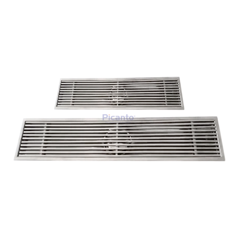 Phễu thoát sàn  PT S- 02 SUS 304 ( 100x600) D60-D 90