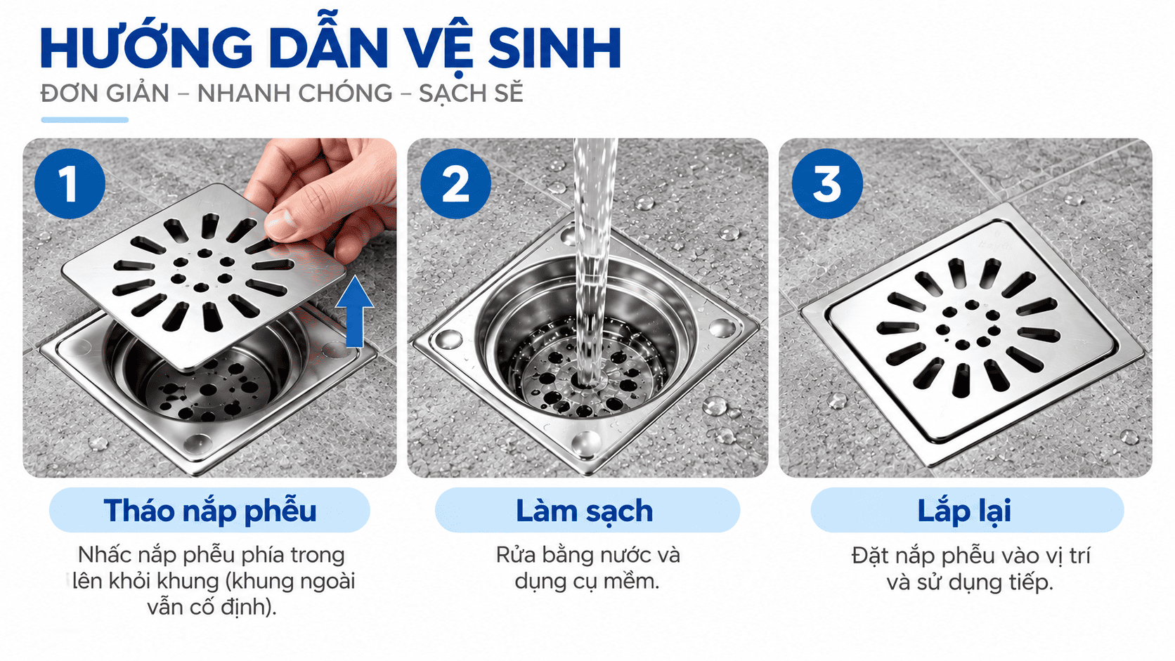 phễu thu nước sàn
