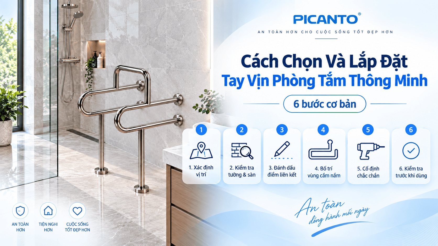 tay vịn phòng tắm thông minh