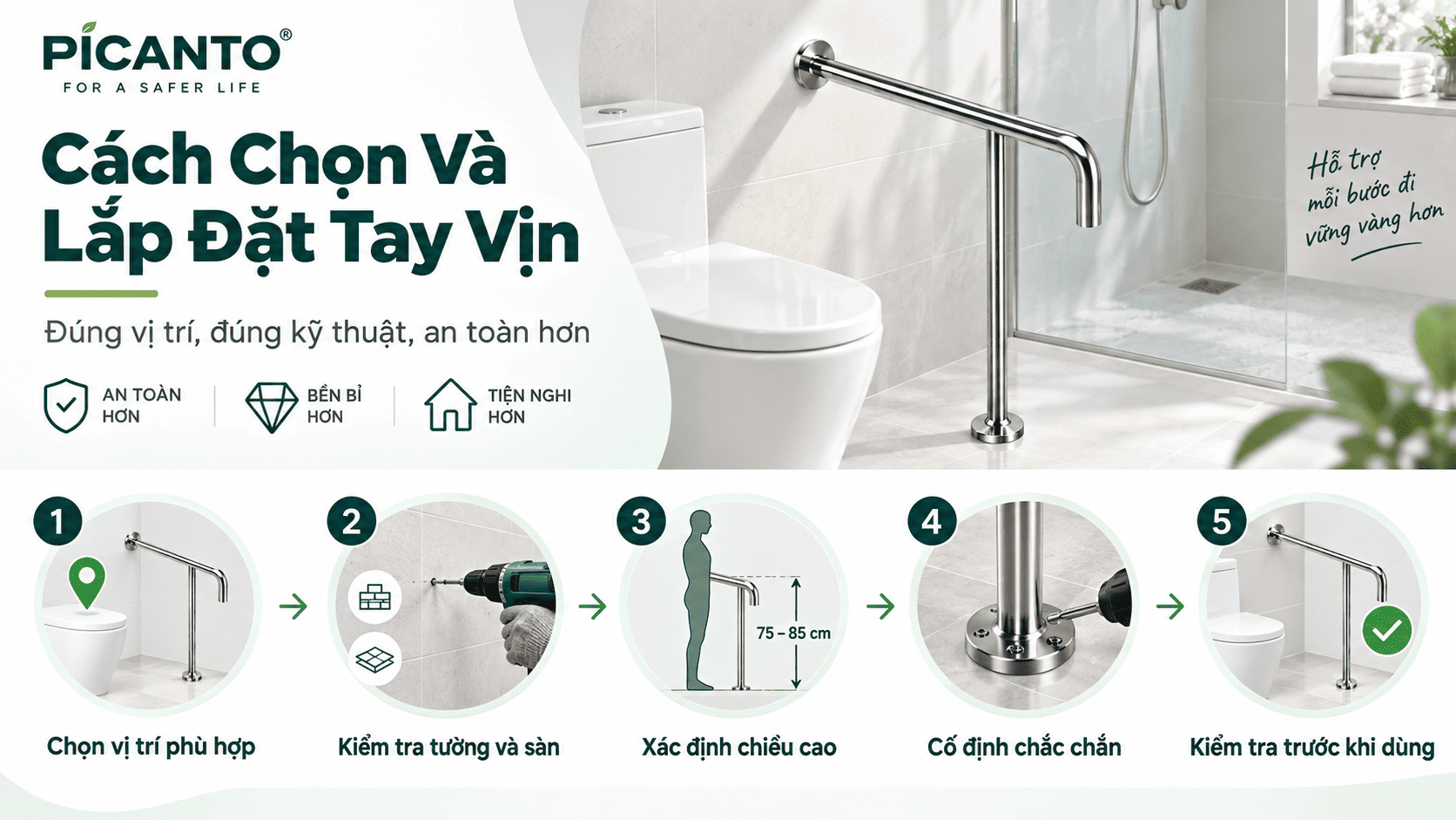 tay vịn phòng tắm