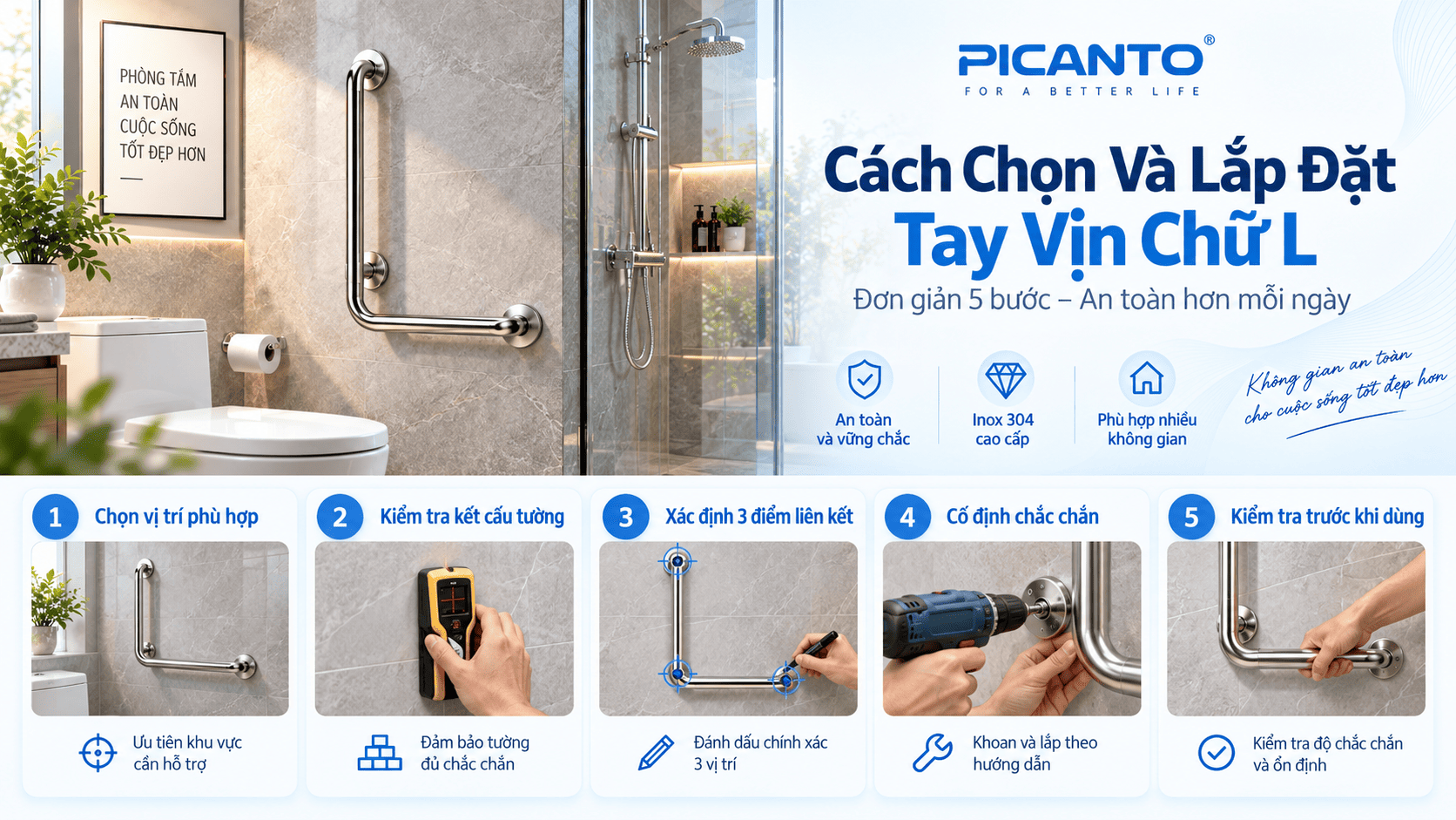 tay vịn phong tắm