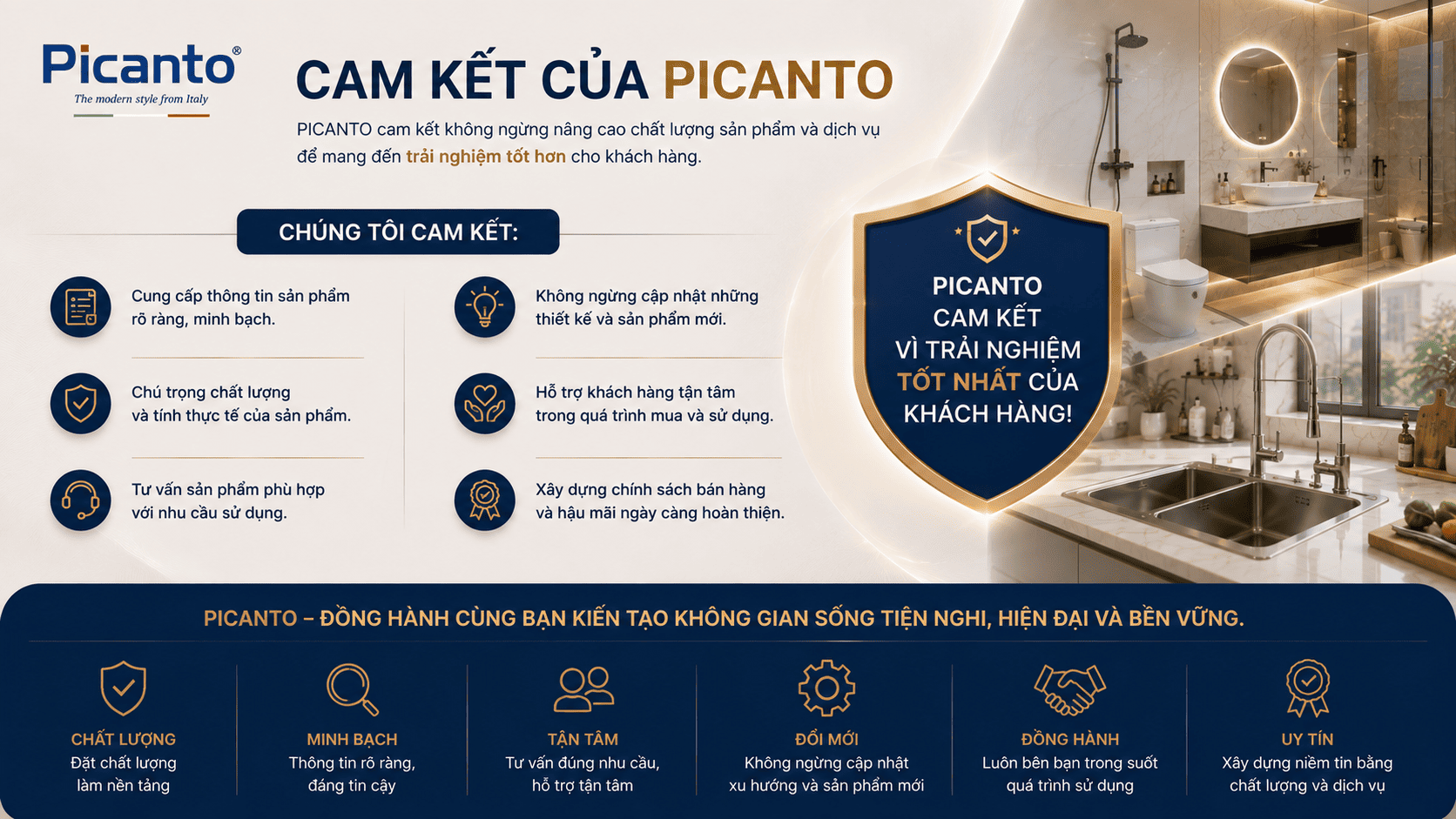 cam kết của picanto với khách hàng