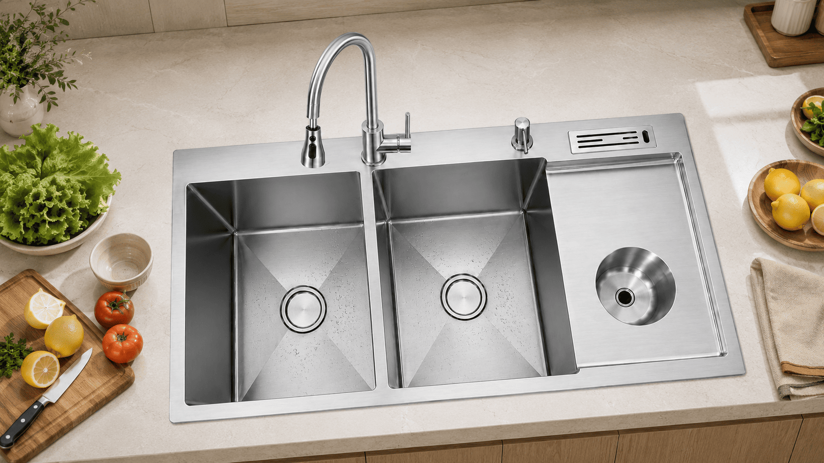 chậu inox 304