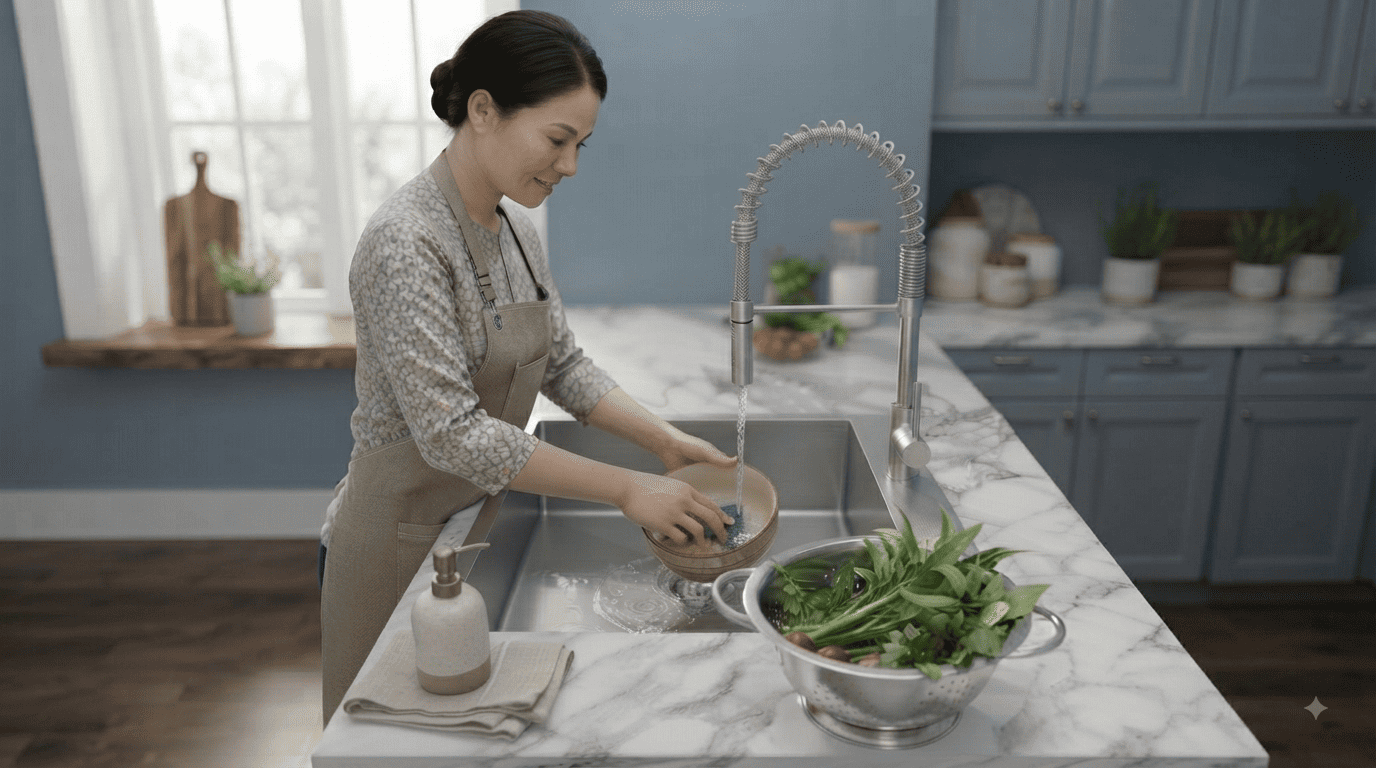 chau rua bat inox 304 Chậu rửa bát Inox