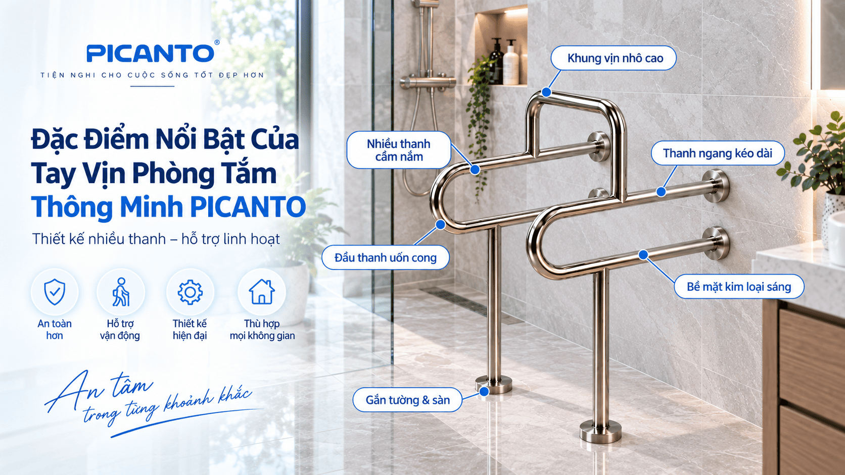 tay vịn phòng tắm thông minh