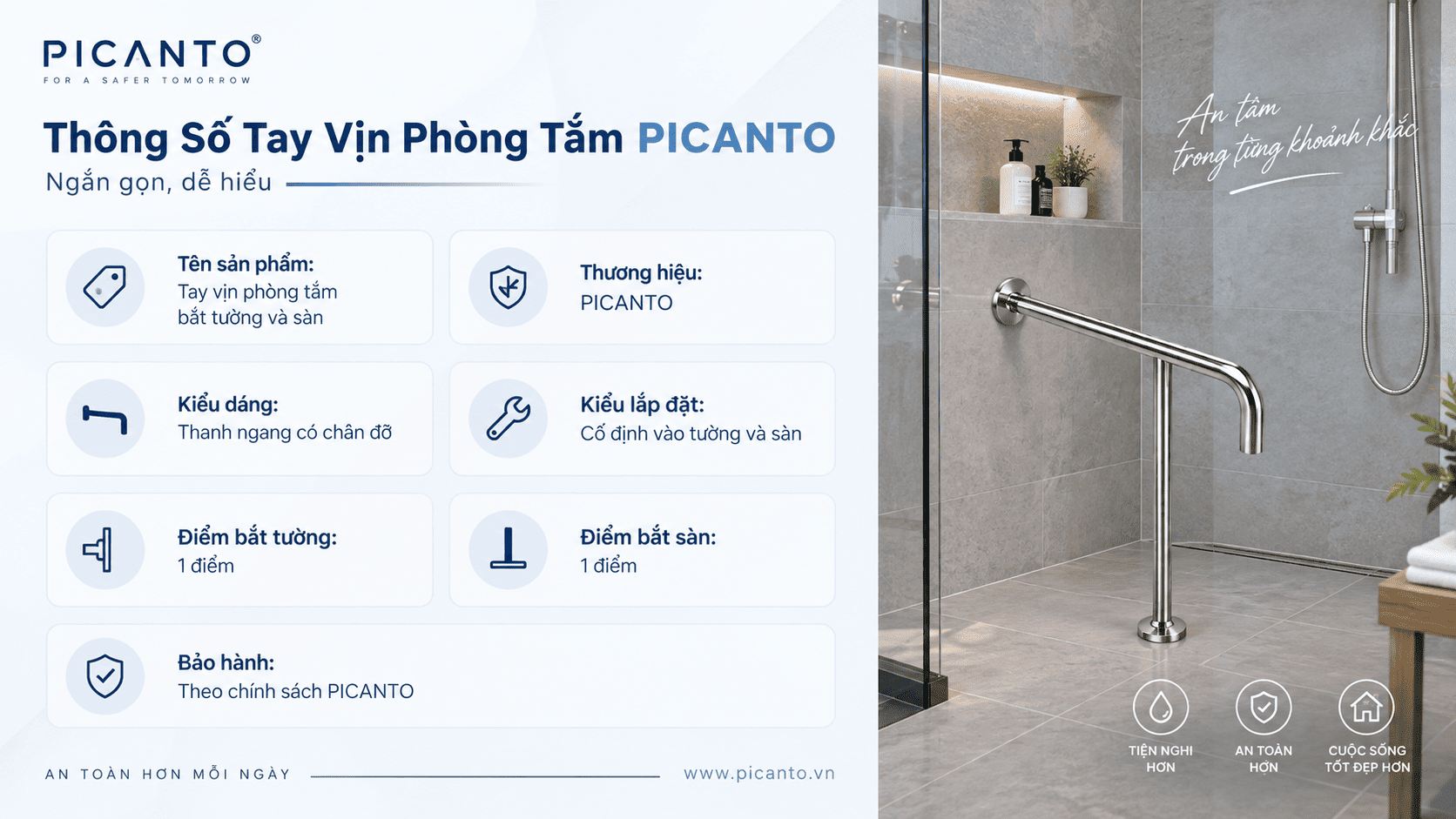 tay vịn phòng tắm