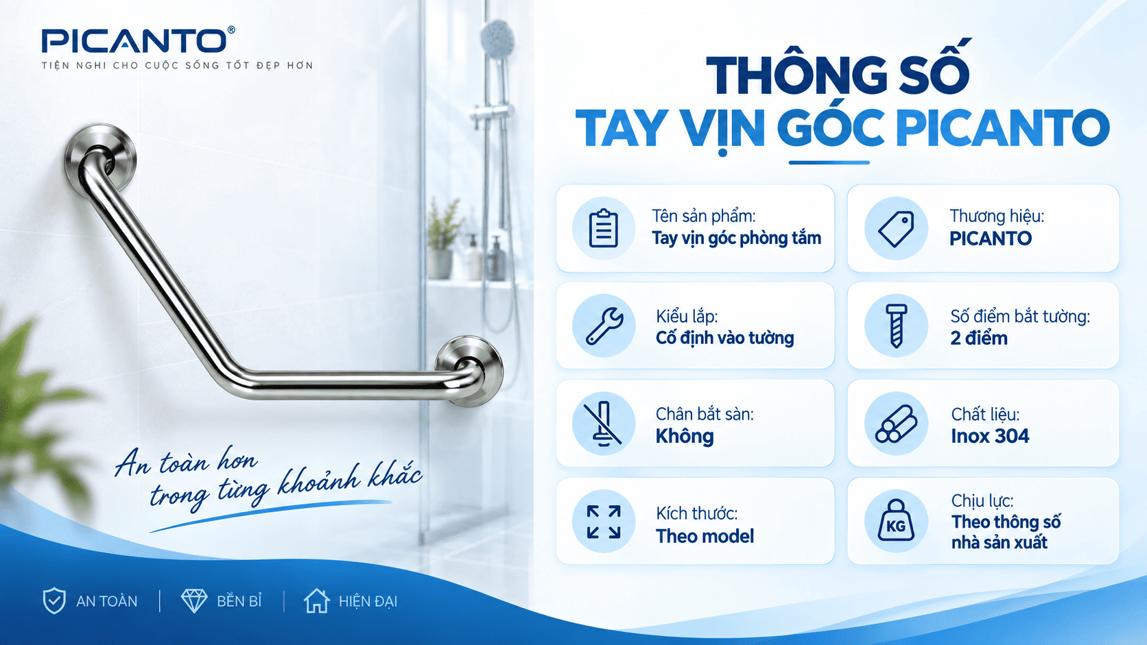 tay vịn phòng tắm