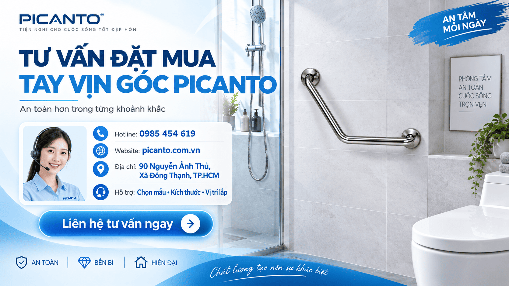 thanh tay vịn nhà tắm