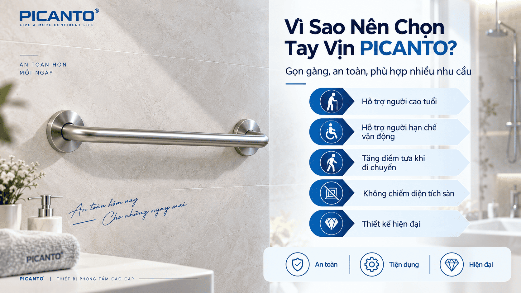 thanh tay vịn nhà tắm