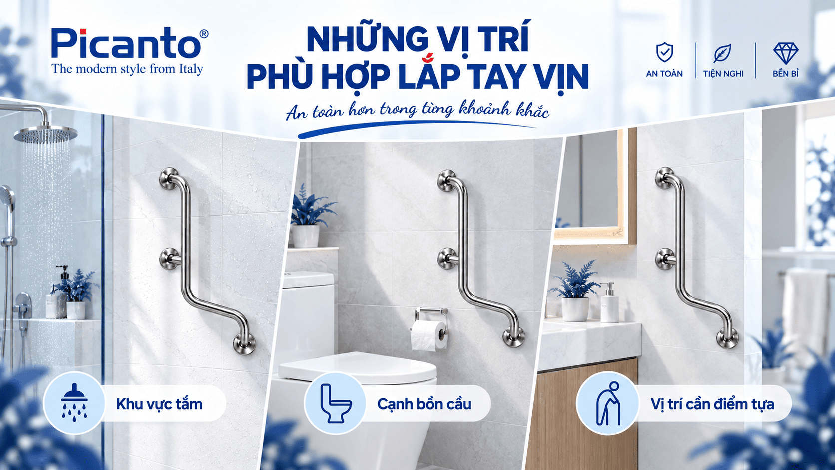 tay vịn phòng tắm