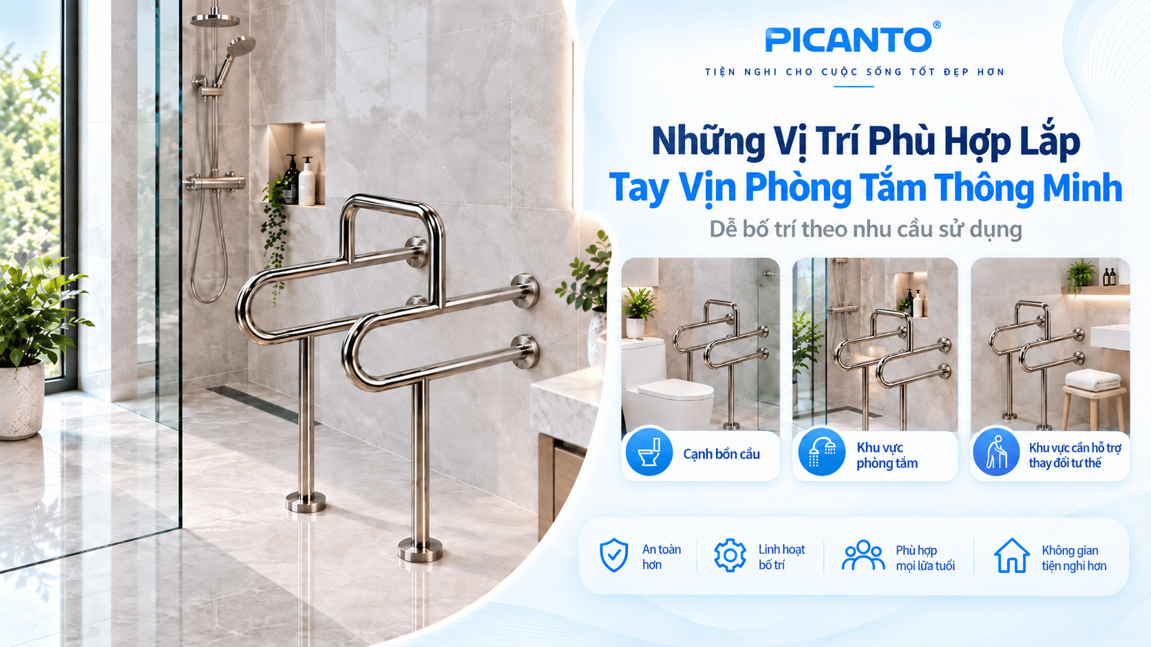 tay vịn phòng tắm thông minh